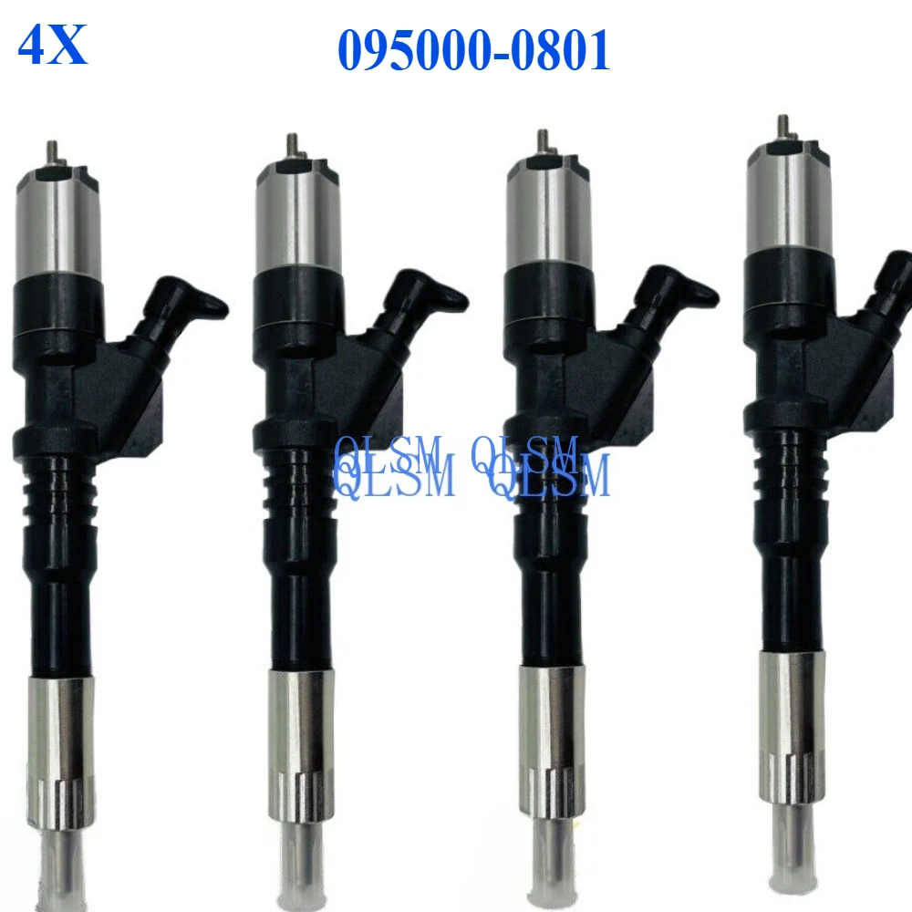 4X 095000-0801 Common Rail Diesel Fuel Injector 6156-11-3100 for Komatsu Engines -
4X 095000-0801 Common Rail Diesel Fuel Injector 6156-11-3100 for Komatsu Engines -