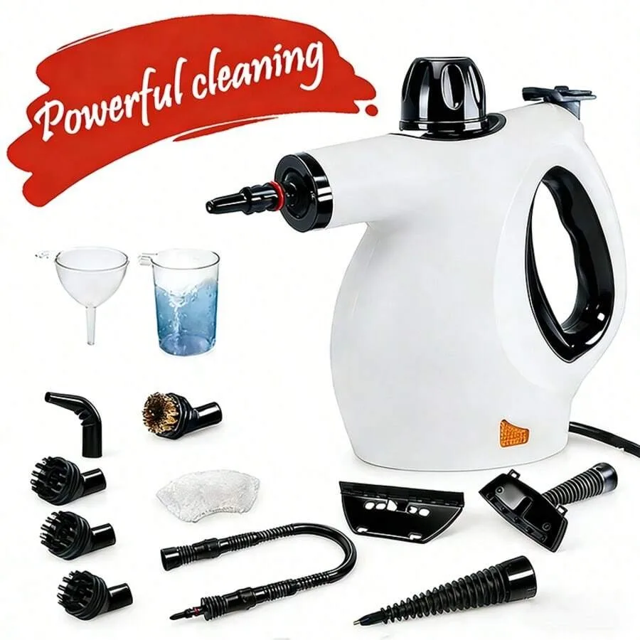 Steam Cleaner, Handheld High-Pressure Steam Cleaner, Home Use Pressurized Upgrade Edition, Comes With 12 Accessories. No Chemic
Steam Cleaner, Handheld High-Pressure Steam Cleaner, Home Use Pressurized Upgrade Edition, Comes With 12 Accessories. No Chemic