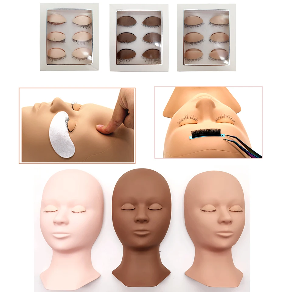 Wholsale Price Mannequin Head False Eyelash Extension Kit Set for Beginner Brushes Clearn Remover Eye Lash Accessories Supplies
Wholsale Price Mannequin Head False Eyelash Extension Kit Set for Beginner Brushes Clearn Remover Eye Lash Accessories Supplies