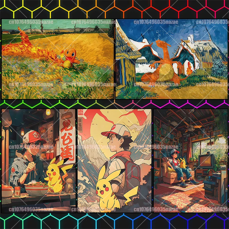 Anime Character Pictures, Pokemon Pictures, Classic Posters, Modern Living Room Decoration Paintings, Wall Decorations
Anime Character Pictures, Pokemon Pictures, Classic Posters, Modern Living Room Decoration Paintings, Wall Decorations