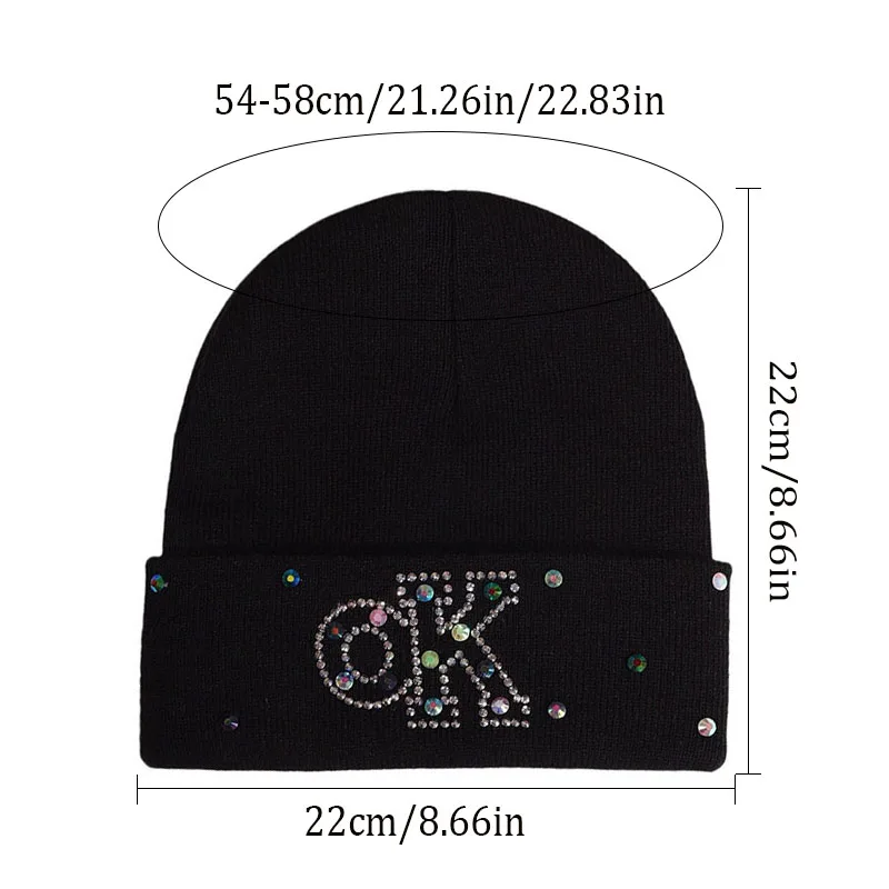 Men's Women's Beanie Hats Sequined Knitted Hats Elastic Unisex Hats Breathable Brimless Hats Fashionable Winter Hats Soft Hats
Men's Women's Beanie Hats Sequined Knitted Hats Elastic Unisex Hats Breathable Brimless Hats Fashionable Winter Hats Soft Hats