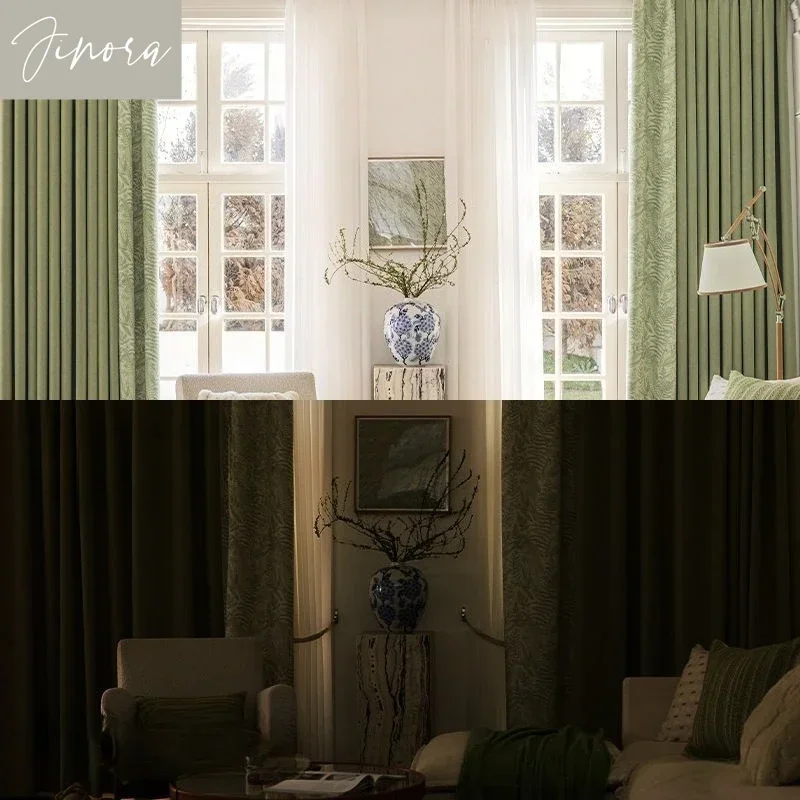 French Spliced curtains for Living Room Bedroom Light Luxury Blackout Curtains Thickened Chenille Spliced printed Custom
French Spliced curtains for Living Room Bedroom Light Luxury Blackout Curtains Thickened Chenille Spliced printed Custom