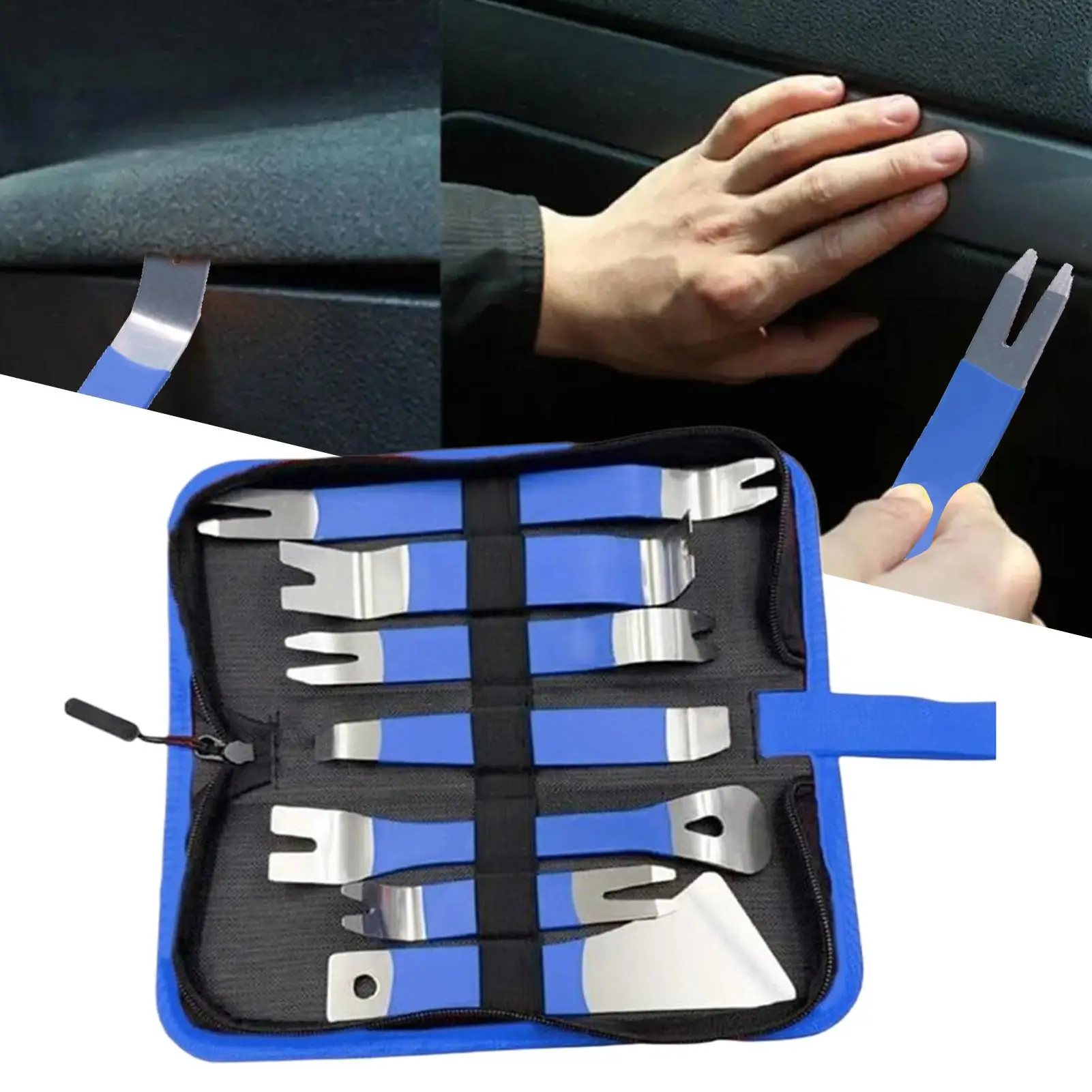 Набор инструментов для снятия обшивки автомобиля, 7 шт., инструмент для снятия зажимов для дверной панели автомобиля, эргономичный съемник, зажимы, ремонтный набор для автомобиля
Набор инструментов для снятия обшивки автомобиля, 7 шт., инструмент для снятия зажимов для дверной панели автомобиля, эргономичный съемник, зажимы, ремонтный набор для автомобиля