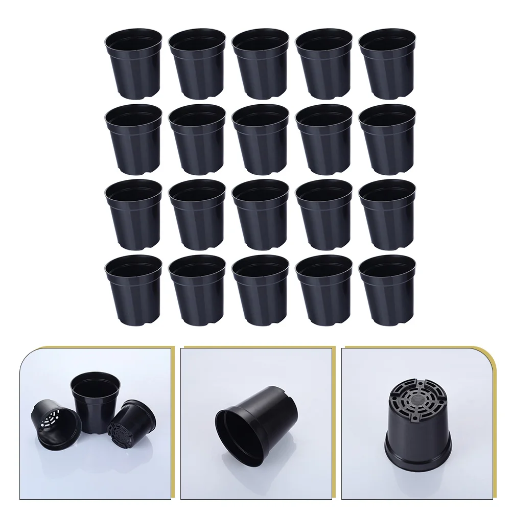 20 Pcs Plastic Flower Nursery Pots Lightweight Durable Reusable Healthy Outdoor Plants All Weather Simple Containers Thickened
20 Pcs Plastic Flower Nursery Pots Lightweight Durable Reusable Healthy Outdoor Plants All Weather Simple Containers Thickened