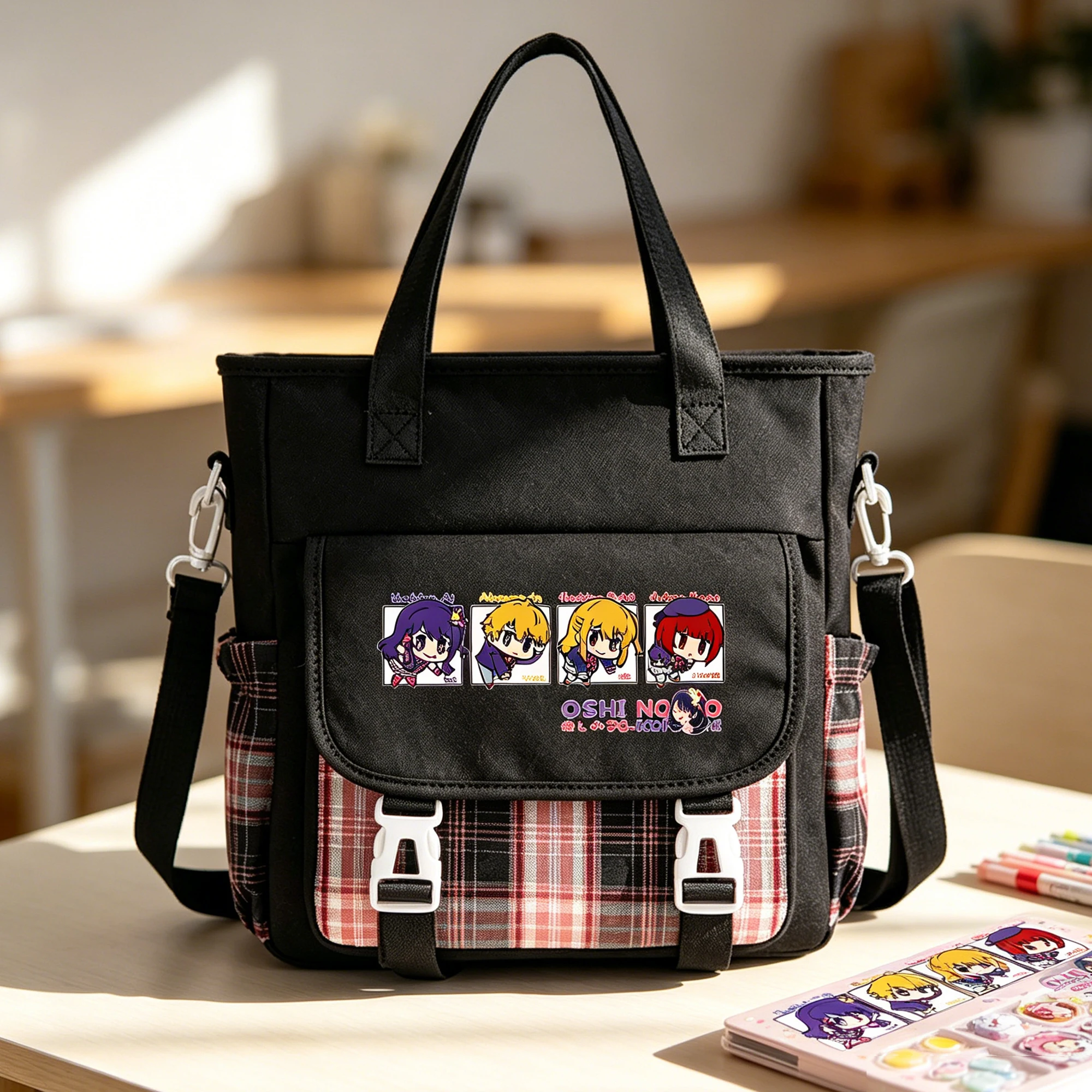 Anime OSHI NO KO Girls Oxford Shoulder Bag Cartoon Design Handbags Students Messenger Bags Casual Schoolbag Women Travel Daypack
Anime OSHI NO KO Girls Oxford Shoulder Bag Cartoon Design Handbags Students Messenger Bags Casual Schoolbag Women Travel Daypack