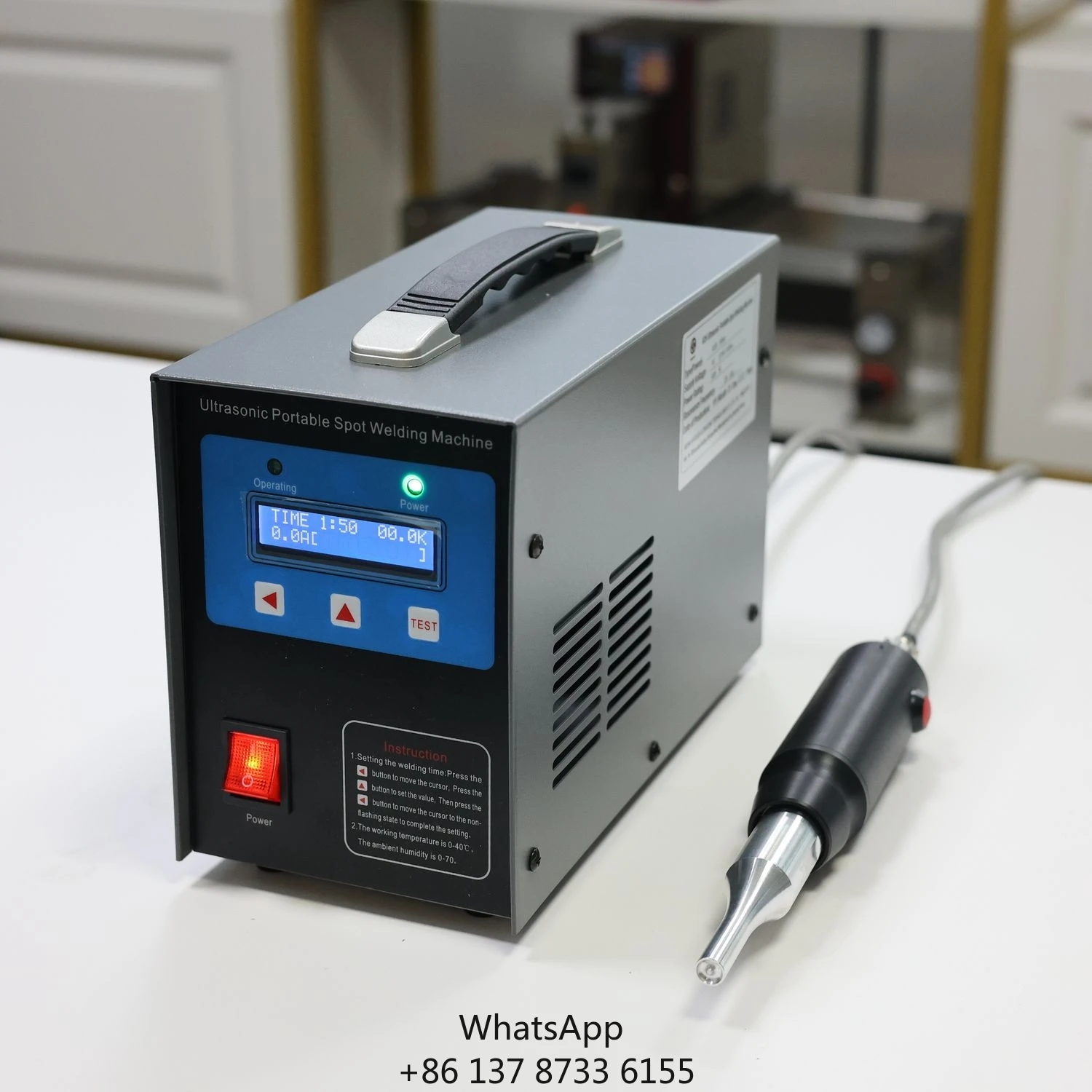 KXH-2806 Ультразвуковой аппарат точечной сварки 28 кГц для нетканых продуктов и ежедневного использования.
KXH-2806 Ультразвуковой аппарат точечной сварки 28 кГц для нетканых продуктов и ежедневного использования.