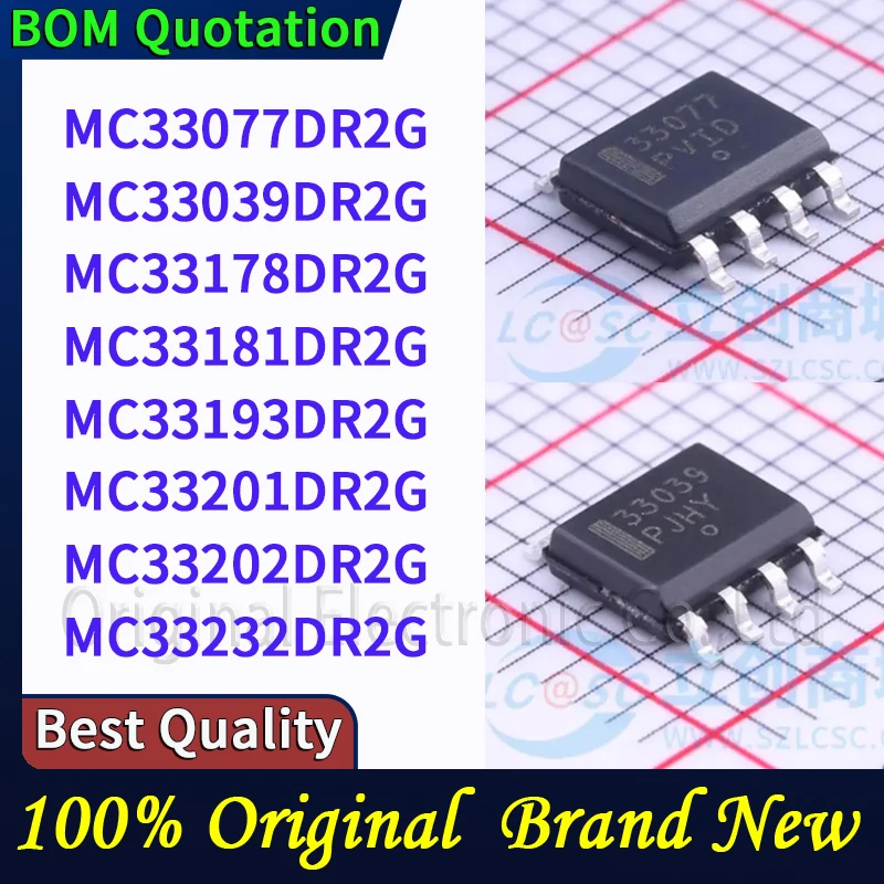 MC33077DR2G MC33039DR2G MC33178DR2G MC33181DR2G MC33193DR2G MC33201DR2G MC33202DR2G MC33232DR2G
MC33077DR2G MC33039DR2G MC33178DR2G MC33181DR2G MC33193DR2G MC33201DR2G MC33202DR2G MC33232DR2G