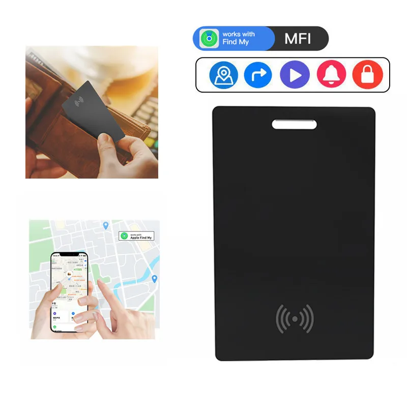 Wallet GPS Tracker Card Location Smart Tag Work Apple Find My Bluetooth Tracking Locator Device Ultra-thin Card Wireless Charge
Wallet GPS Tracker Card Location Smart Tag Work Apple Find My Bluetooth Tracking Locator Device Ultra-thin Card Wireless Charge