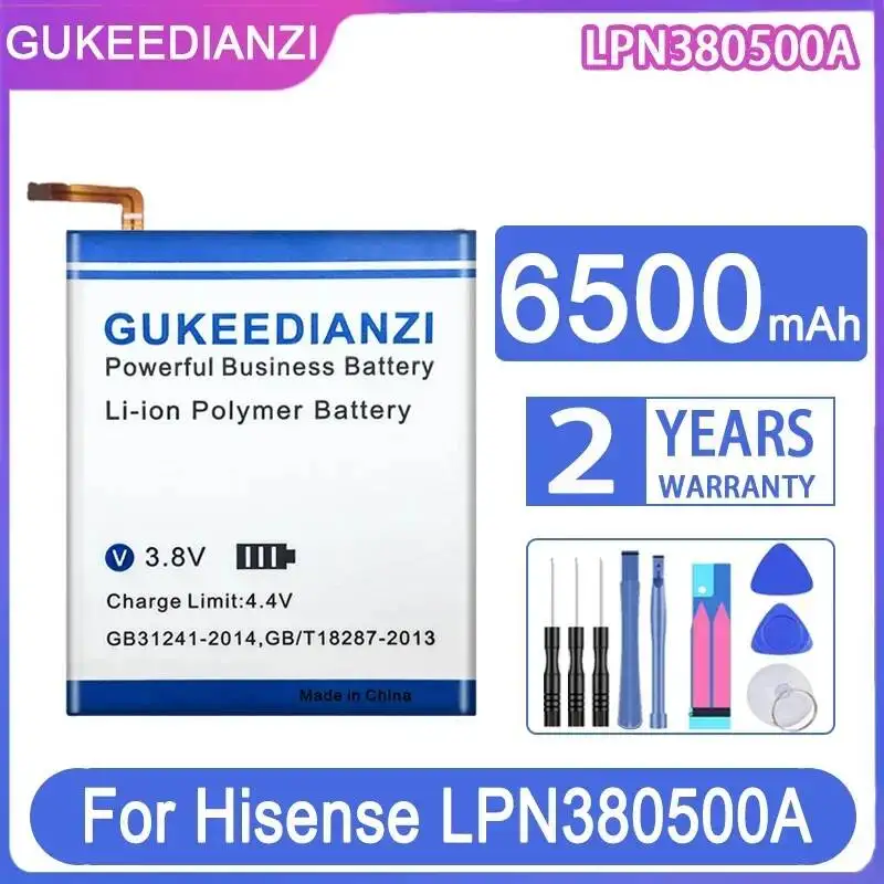 Надежная сменная батарея LPN380500A 6500 мАч для Hisense E22 HITV102C Q5 HITV101C X1 10.1 дюймов, прочная батарея для планшета
Надежная сменная батарея LPN380500A 6500 мАч для Hisense E22 HITV102C Q5 HITV101C X1 10.1 дюймов, прочная батарея для планшета