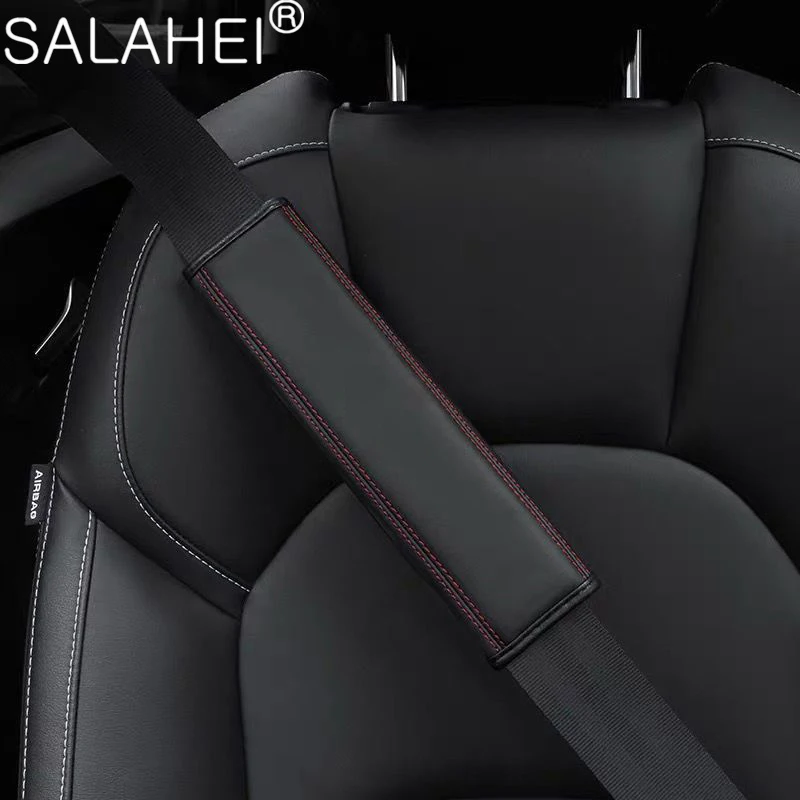 Fashion 1Pc Durable Cowhide Car Seat Belt Protector Cover Comfort Pad Auto Interior Universal Car Accessories
Fashion 1Pc Durable Cowhide Car Seat Belt Protector Cover Comfort Pad Auto Interior Universal Car Accessories