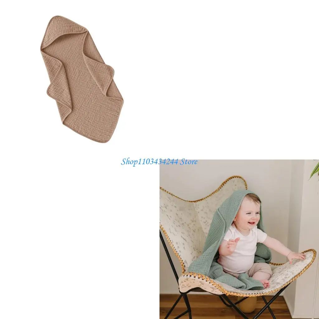 Infant Hooded Towel Soft Bath Wrap Cotton Swaddles Blanket Breathable for Bath Time and Hospital
Infant Hooded Towel Soft Bath Wrap Cotton Swaddles Blanket Breathable for Bath Time and Hospital