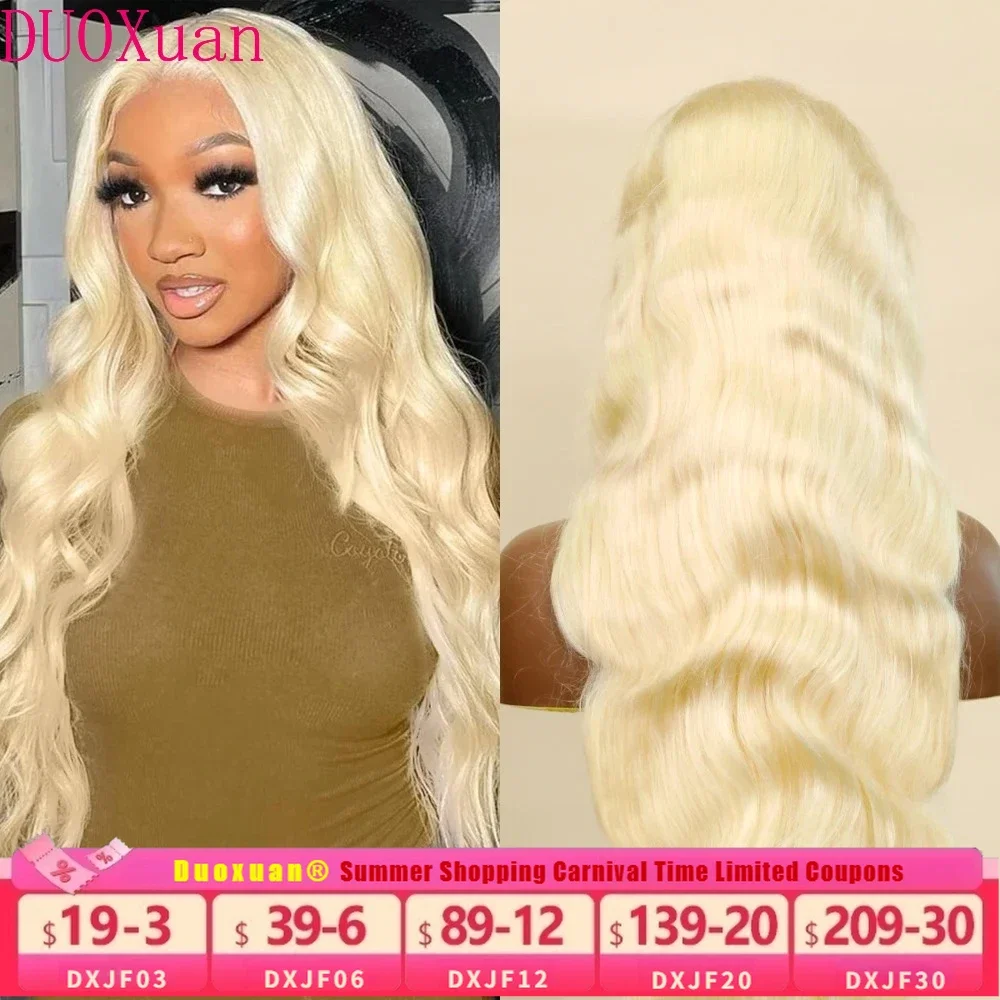 DUOXuan 30 40 Inch Honey Blonde 613 HD Lace Frontal Wig 13x6 Transparent Body Wave Human Hair Wigs 200% Density for Women Gold
DUOXuan 30 40 Inch Honey Blonde 613 HD Lace Frontal Wig 13x6 Transparent Body Wave Human Hair Wigs 200% Density for Women Gold