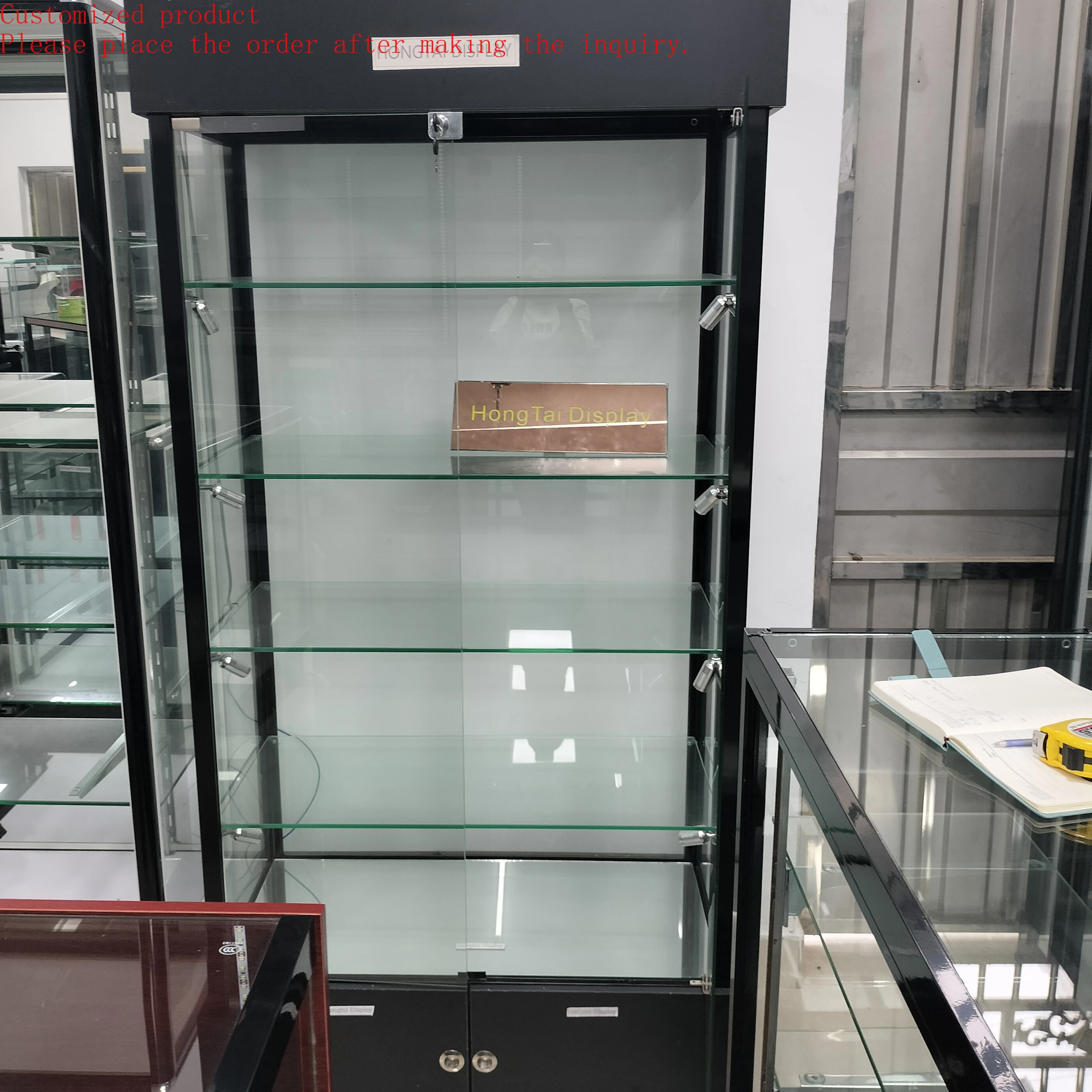 Custom.Hot Selling Wall Cabinet Double Swing Glass Door With Led Lighting Smoke Shop Display Retail Store Display Tower Showcas
Custom.Hot Selling Wall Cabinet Double Swing Glass Door With Led Lighting Smoke Shop Display Retail Store Display Tower Showcas
