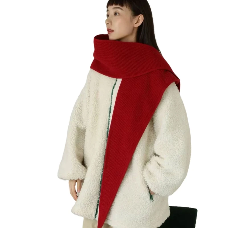 Cozy Wool Balaclava Neck Wrap Triangular Scarf For Women Casual Accessory Y166
Cozy Wool Balaclava Neck Wrap Triangular Scarf For Women Casual Accessory Y166