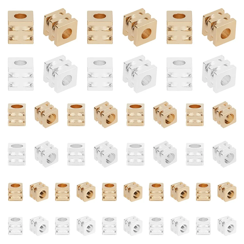 140Pcs 6 Styles Brass Beads Long-Lasting Plated Cube Mixed Color 2~4x2~4x2~4mm Hole: 1.2~1.8mm 140pcs/box
140Pcs 6 Styles Brass Beads Long-Lasting Plated Cube Mixed Color 2~4x2~4x2~4mm Hole: 1.2~1.8mm 140pcs/box