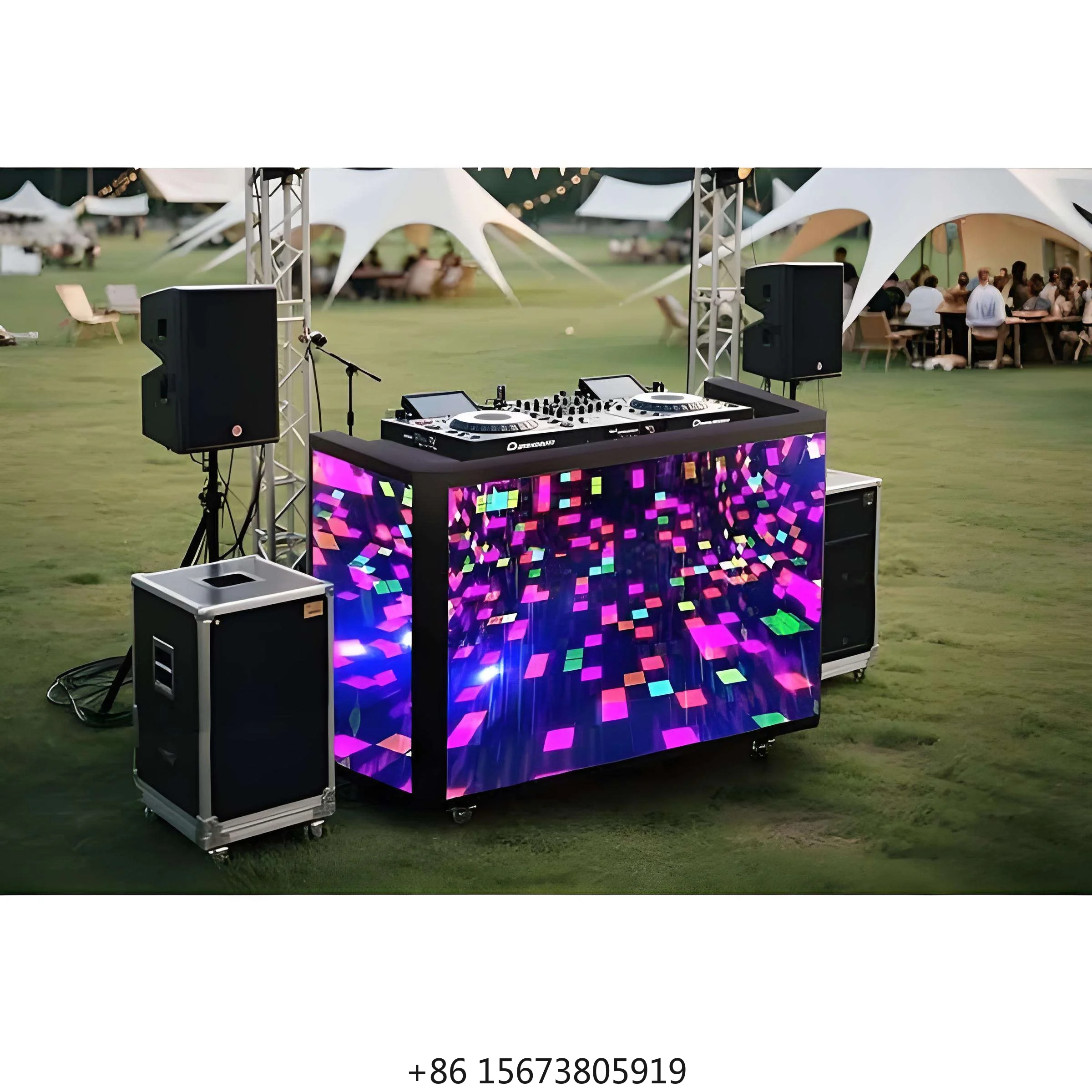 High Brightness Portable Dj Table Booth Fadace P2.9 P3.91 Led Video Wall Foldable Dj Booth with Screens
High Brightness Portable Dj Table Booth Fadace P2.9 P3.91 Led Video Wall Foldable Dj Booth with Screens
