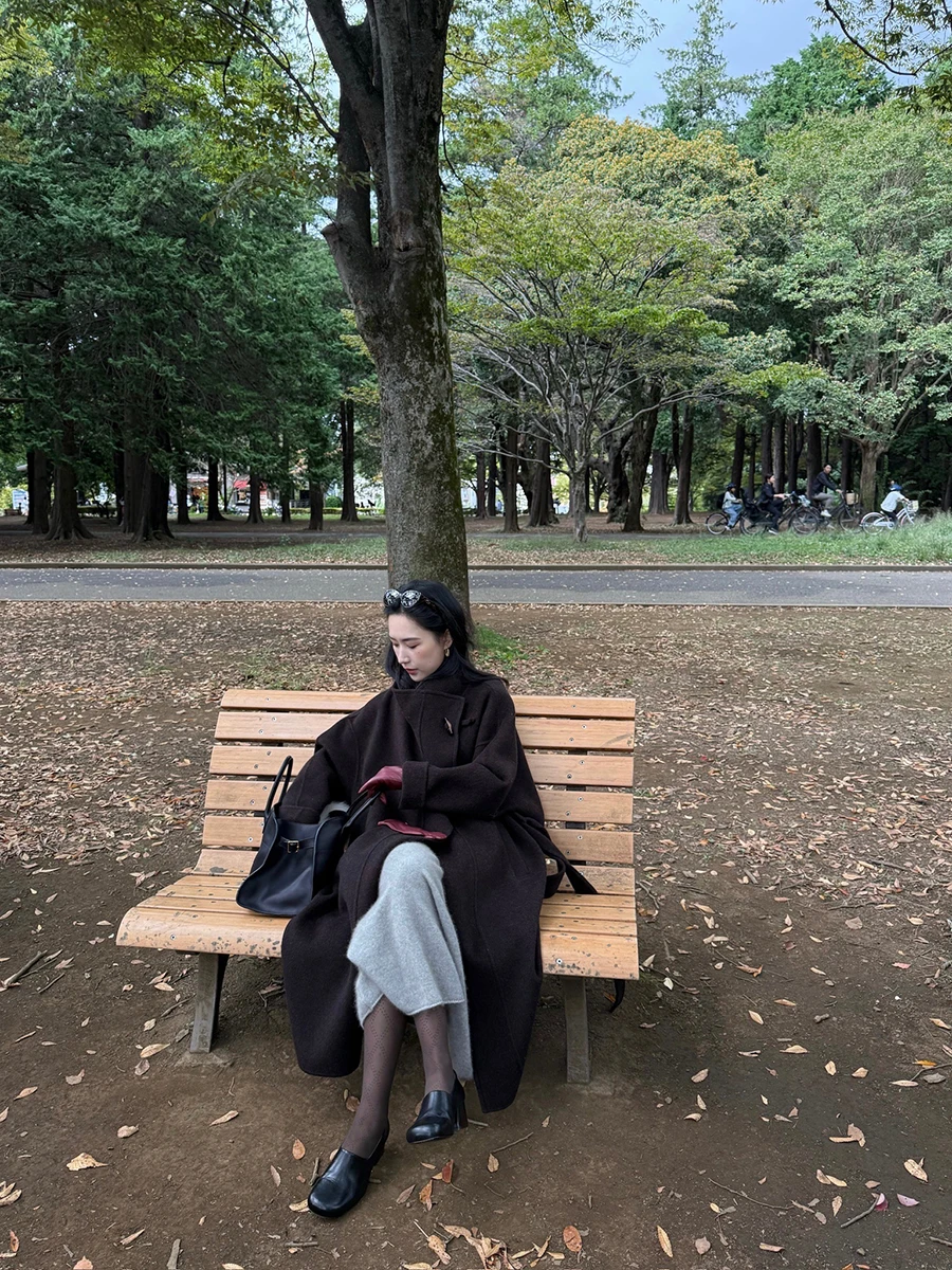 Шерстяное пальто Isaro Uu на одной пуговице, тибетский камуфляж средней длины с воротником-стойкой, простая зимняя верхняя одежда для поездок на работу
Шерстяное пальто Isaro Uu на одной пуговице, тибетский камуфляж средней длины с воротником-стойкой, простая зимняя верхняя одежда для поездок на работу