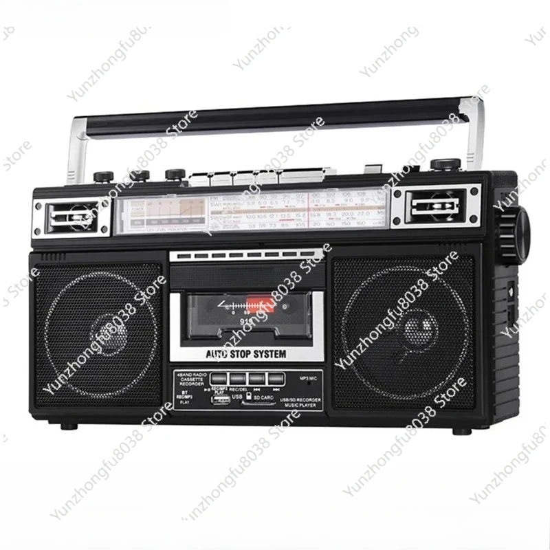 Vintage Cassette Tape Recorder AM/SW/FM 3 Band Recorder Radio Wireless BT Speakers Support AUX TF Card USB Drive Player
Vintage Cassette Tape Recorder AM/SW/FM 3 Band Recorder Radio Wireless BT Speakers Support AUX TF Card USB Drive Player