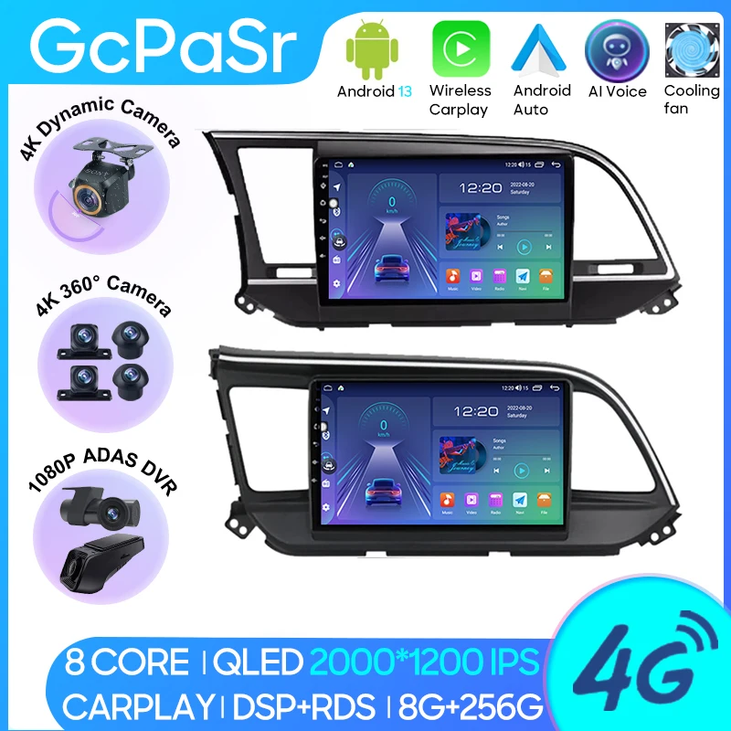 Car Radio Android 13 Carplay For Hyundai Elantra 6 2015- 2020 Navigation GPS Stereo Head Unit Android Auto No 2din DVD 5G WiFi
Car Radio Android 13 Carplay For Hyundai Elantra 6 2015- 2020 Navigation GPS Stereo Head Unit Android Auto No 2din DVD 5G WiFi