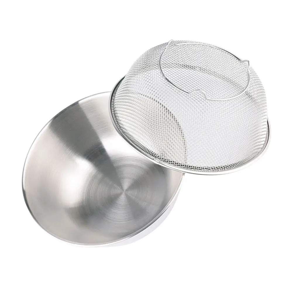 1Set Stainless Steel Kitchen Drain Basket Bowl Set Fruit Vegetable Washing Draining Salad Storage Container Multifunctional
1Set Stainless Steel Kitchen Drain Basket Bowl Set Fruit Vegetable Washing Draining Salad Storage Container Multifunctional