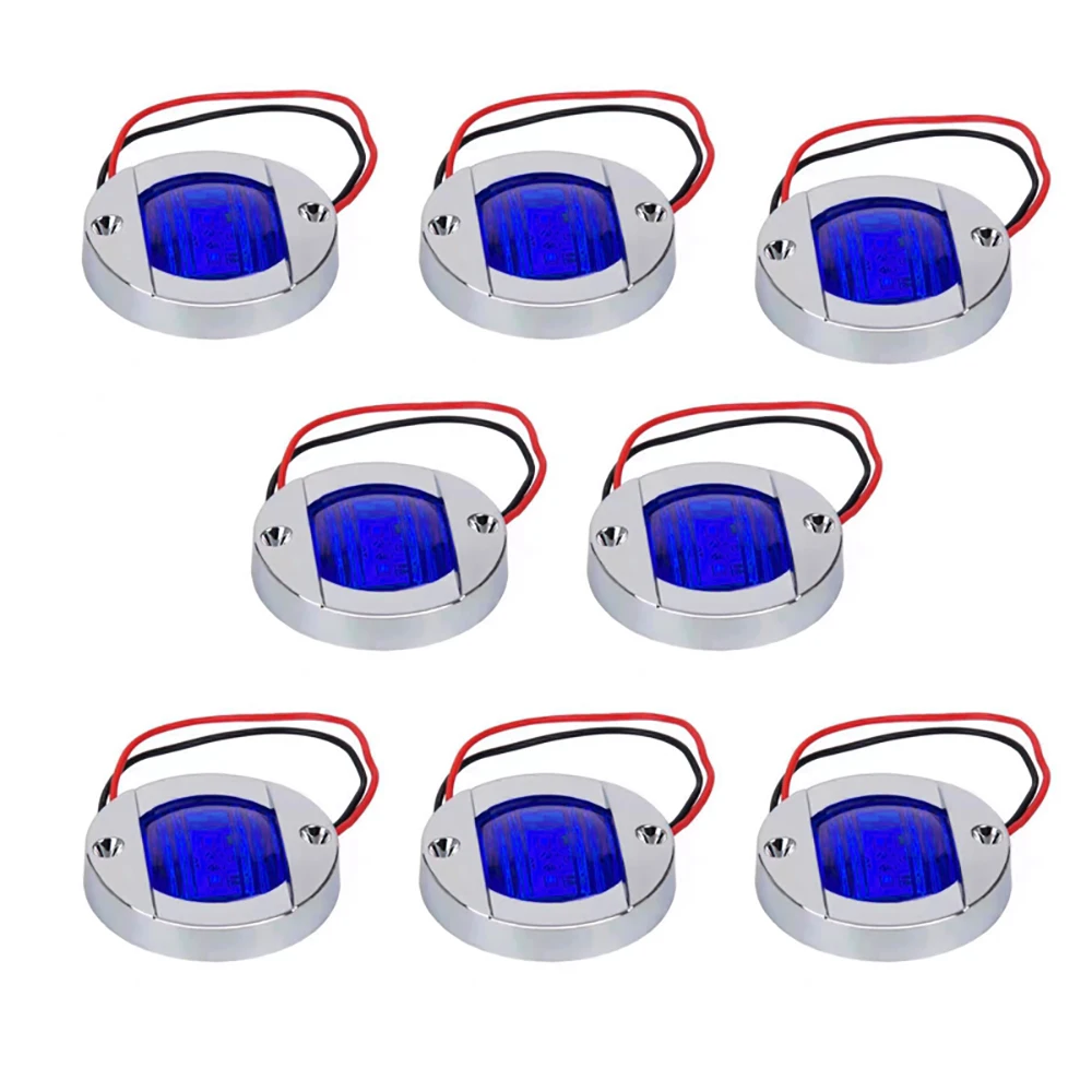8 шт., Bule DC12V, 6 светодиодов, боковой маяк, навигационный светильник, водонепроницаемый морской корабль, яхта, круглые боковые якорные фонари
8 шт., Bule DC12V, 6 светодиодов, боковой маяк, навигационный светильник, водонепроницаемый морской корабль, яхта, круглые боковые якорные фонари