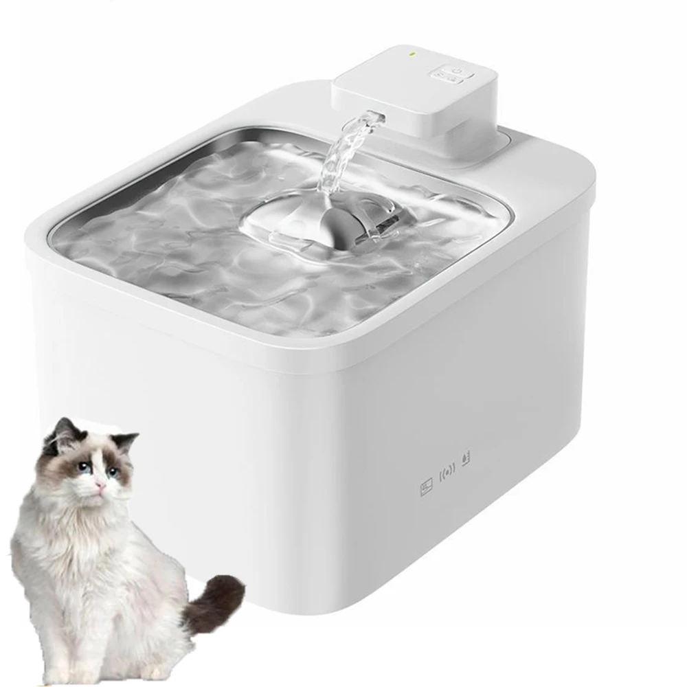 Smart Wireless Sensor Automatic Pet Water Fountain Bowl for Dogs and Cats
Smart Wireless Sensor Automatic Pet Water Fountain Bowl for Dogs and Cats