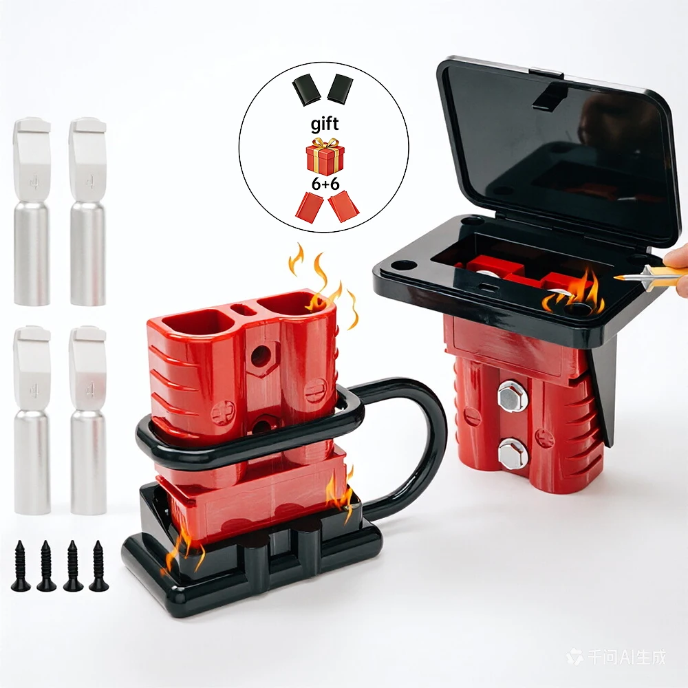 50A 2/4PCS Battery Quick Connect Disconnect Connector Plug with Panel Mount & Waterproof Dust Cove for RV Truck Winch
50A 2/4PCS Battery Quick Connect Disconnect Connector Plug with Panel Mount & Waterproof Dust Cove for RV Truck Winch