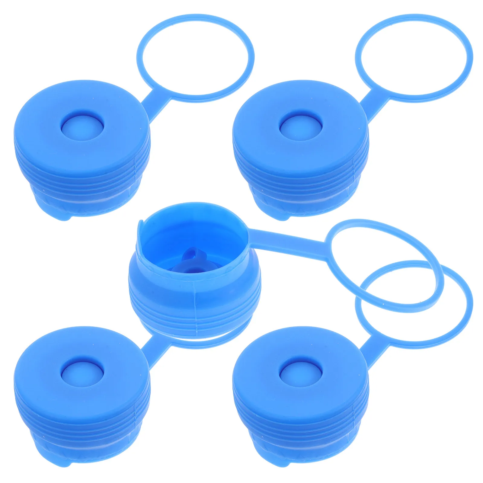 5Pcs Silicone Water Jug Caps Reusable Leak Proof Replacement Non Spill Cap for 5 Gallon Water Bottles Gallon Jug Cap
5Pcs Silicone Water Jug Caps Reusable Leak Proof Replacement Non Spill Cap for 5 Gallon Water Bottles Gallon Jug Cap