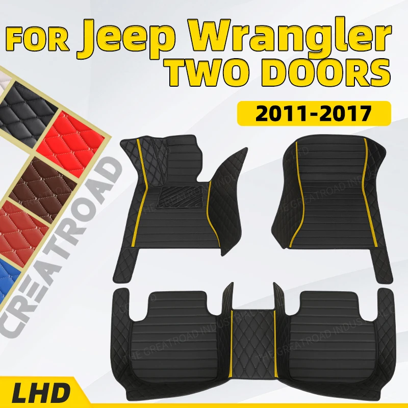 Автомобильные коврики для Jeep Wrangler TWO DOORS 2011 2012 2013 2014 2015 2016 2017, автомобильные подушечки для ног, ковер, аксессуары для интерьера
Автомобильные коврики для Jeep Wrangler TWO DOORS 2011 2012 2013 2014 2015 2016 2017, автомобильные подушечки для ног, ковер, аксессуары для интерьера