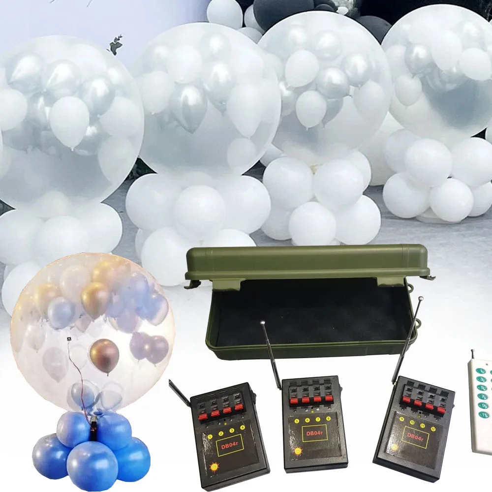 Remote Control Exploding Balloons Kit Balloon Blaster Machine With Ci9 Balloon Poppers Machine For Bride Wedding Decorations
Remote Control Exploding Balloons Kit Balloon Blaster Machine With Ci9 Balloon Poppers Machine For Bride Wedding Decorations