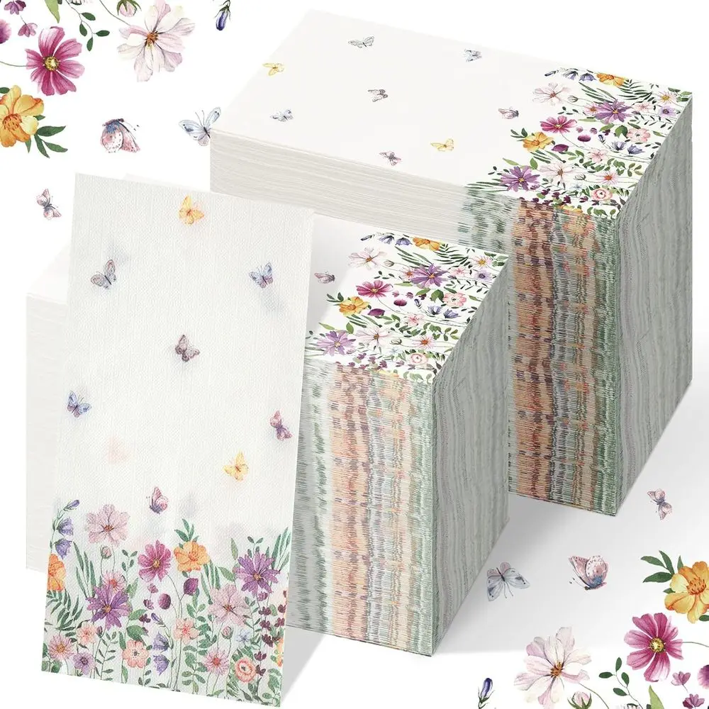 200 Pack Spring Floral 2-Ply Napkins for Easter, Wedding, or Summer Events
200 Pack Spring Floral 2-Ply Napkins for Easter, Wedding, or Summer Events