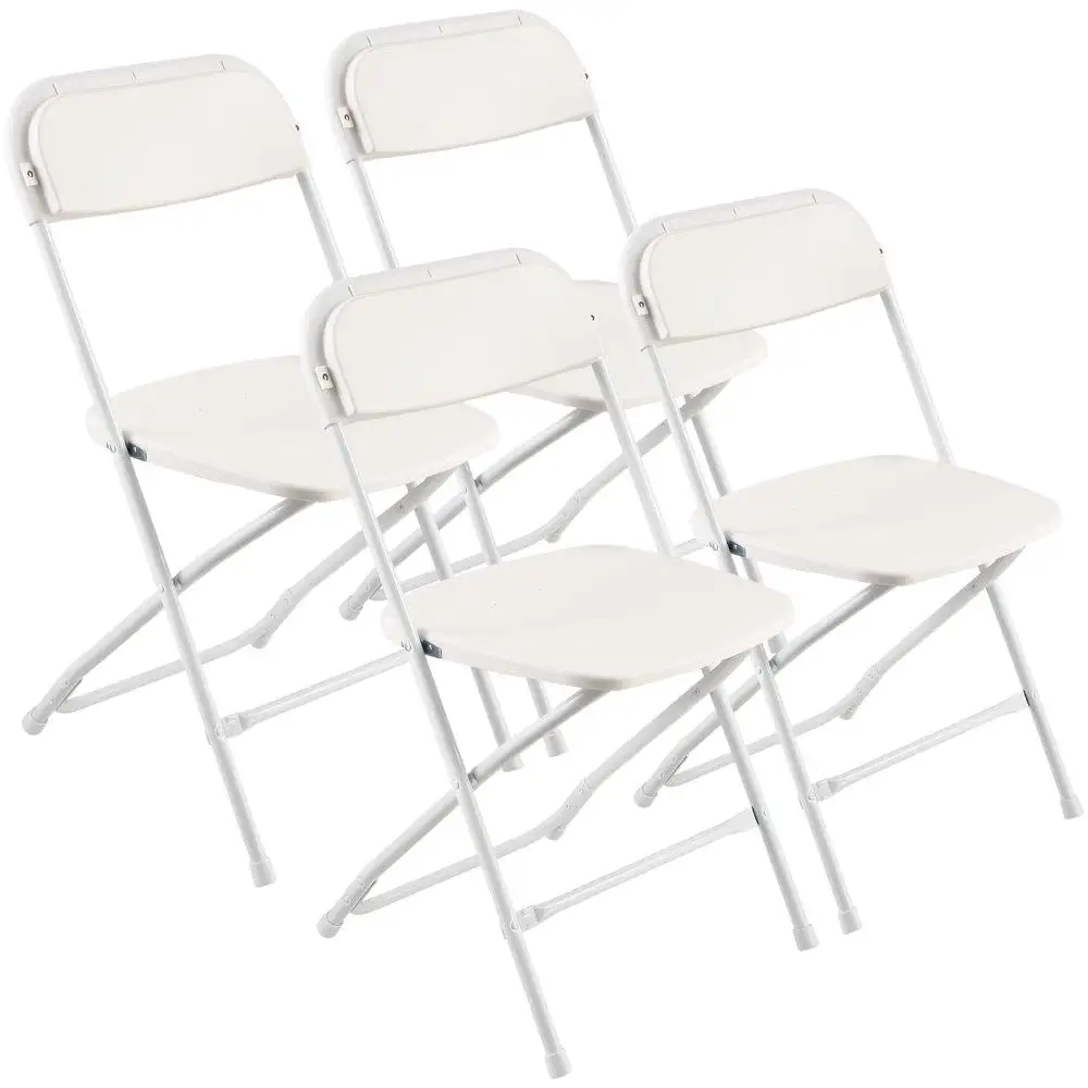 Foldable Plastic Chairs Heavy Duty Metal Frame Portable Stackable Indoor Outdoor Seating for home Garden Parties Events White 4
Foldable Plastic Chairs Heavy Duty Metal Frame Portable Stackable Indoor Outdoor Seating for home Garden Parties Events White 4