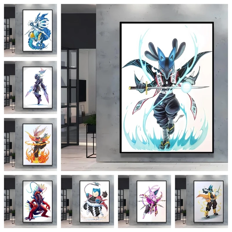 Anime Posters Pokemon Lucario Cartoon Picture HD Printing Classic High Quality Canvas Art Home Child Room Decorative Gift
Anime Posters Pokemon Lucario Cartoon Picture HD Printing Classic High Quality Canvas Art Home Child Room Decorative Gift