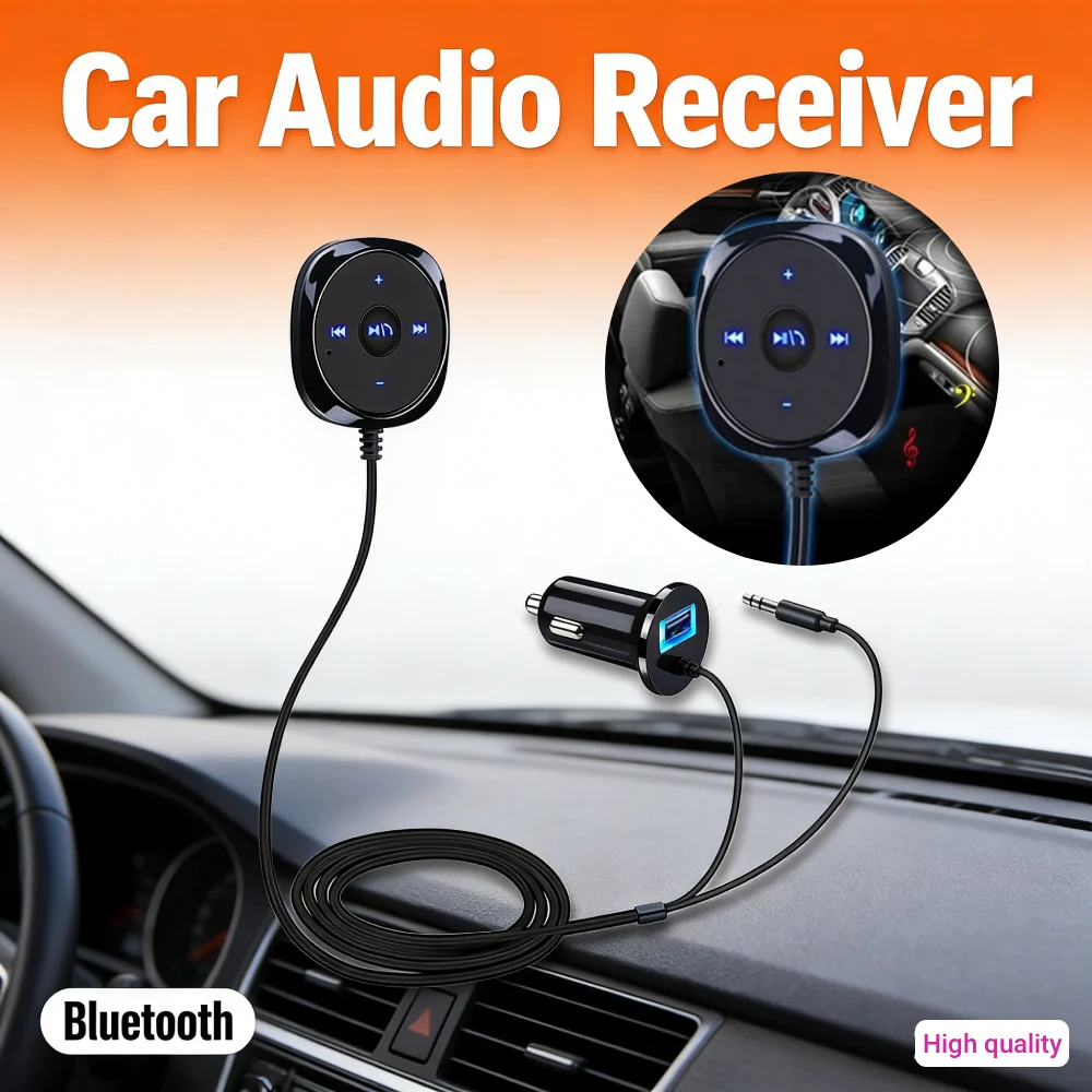 Автомобильный Bluetooth-совместимый аудиоприемник 3,5 мм AUX, автомобильный Bluetooth-совместимый плеер, автоаксессуары для автомобильной стереосистемы с входом AUX
Автомобильный Bluetooth-совместимый аудиоприемник 3,5 мм AUX, автомобильный Bluetooth-совместимый плеер, автоаксессуары для автомобильной стереосистемы с входом AUX