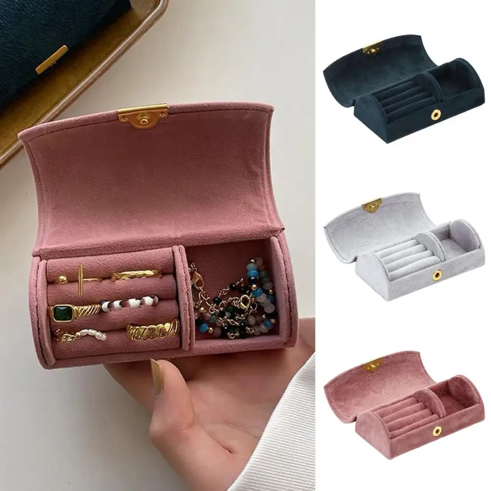 Travel Jewelry Box Elegant Jewelry Container Elegant Travel Jewelry Storage Box with Capacity for Earrings Necklaces for Rings
Travel Jewelry Box Elegant Jewelry Container Elegant Travel Jewelry Storage Box with Capacity for Earrings Necklaces for Rings