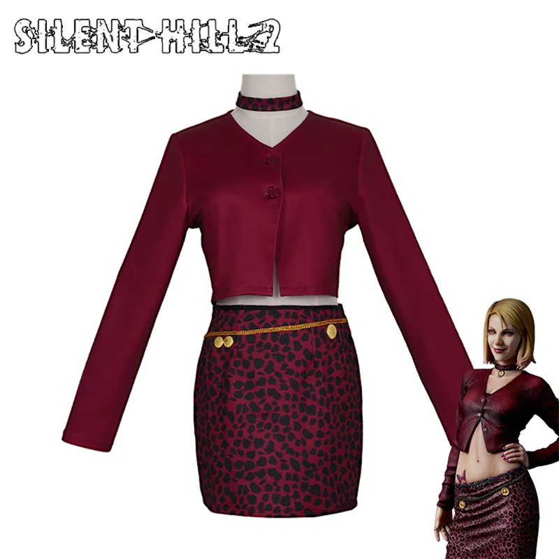 New Game Silent Hill 2 Maria Nurse Adult Women Cosplay Costume Top Skirt Neck Ornament Suit Uniform Halloween Party Outfits
New Game Silent Hill 2 Maria Nurse Adult Women Cosplay Costume Top Skirt Neck Ornament Suit Uniform Halloween Party Outfits