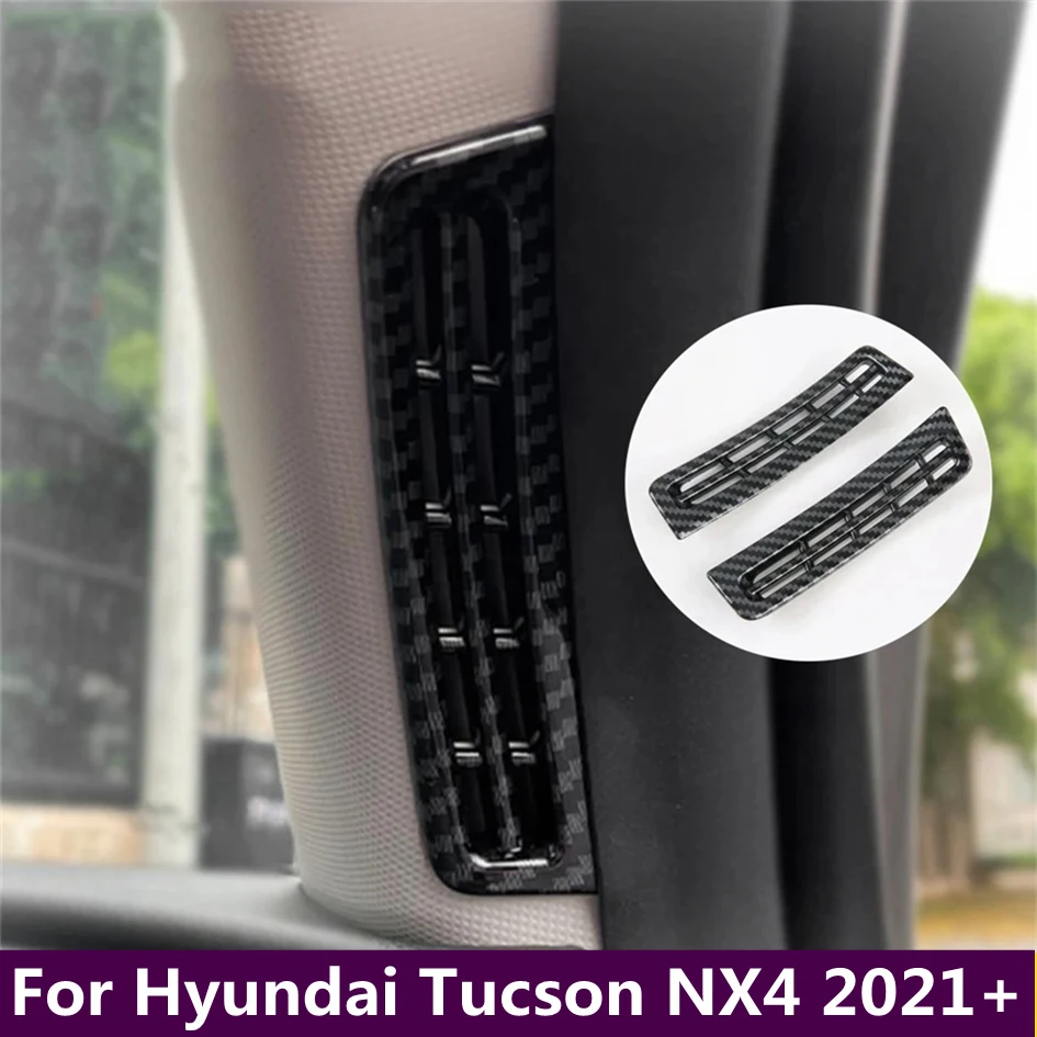 Carbon Fiber Look Front Pillar A Air Conditioning Vent AC Outlet Cover Trim For Hyundai Tucson NX4 2021 - 2025 Car Accessories
Carbon Fiber Look Front Pillar A Air Conditioning Vent AC Outlet Cover Trim For Hyundai Tucson NX4 2021 - 2025 Car Accessories