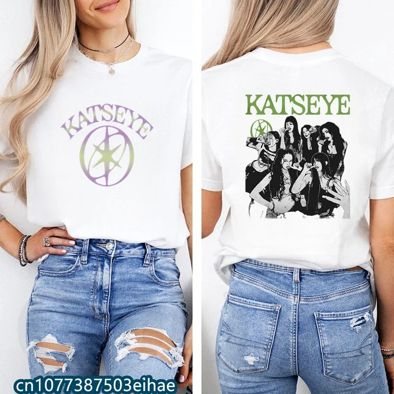 Katseye Printed Short Sleeve Top Best Selling K-pop Girl Group Apparel Casual Fashion Tee for Adults and Children Outdoor Wear
Katseye Printed Short Sleeve Top Best Selling K-pop Girl Group Apparel Casual Fashion Tee for Adults and Children Outdoor Wear