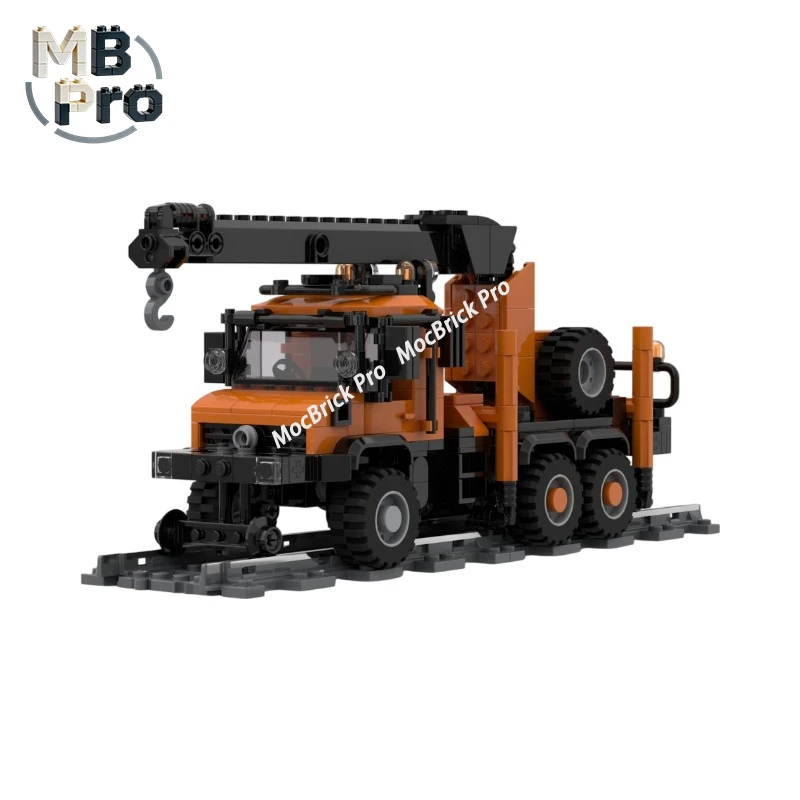 Heavy Off-Road Rail Crane Truck Building Blocks Unimog-Style Railway Crane Vehicle Model DIY Assembly Block Toy Collector's Gift
Heavy Off-Road Rail Crane Truck Building Blocks Unimog-Style Railway Crane Vehicle Model DIY Assembly Block Toy Collector's Gift