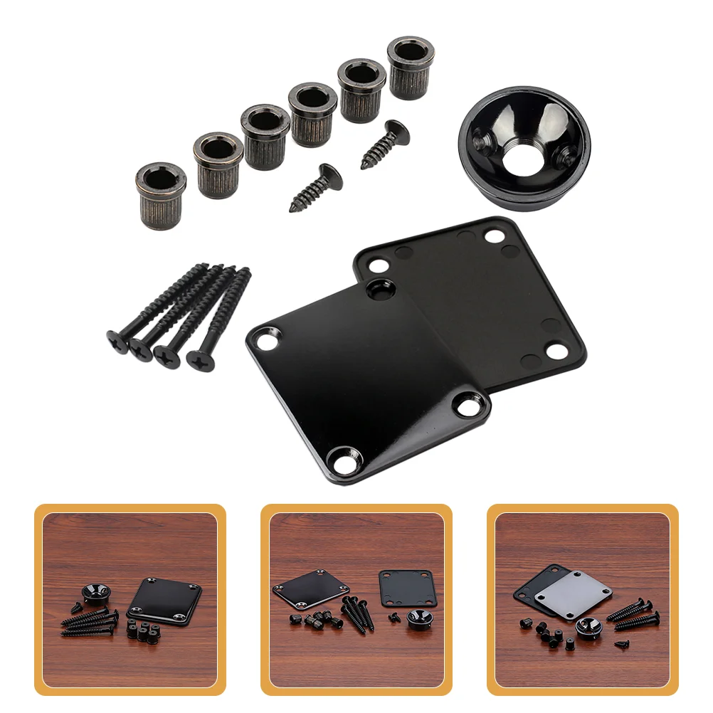 Reinforcement Board Set Guitar Replacement Accessory Electric Neck Plate with Screws Accessories Metal Bass
Reinforcement Board Set Guitar Replacement Accessory Electric Neck Plate with Screws Accessories Metal Bass