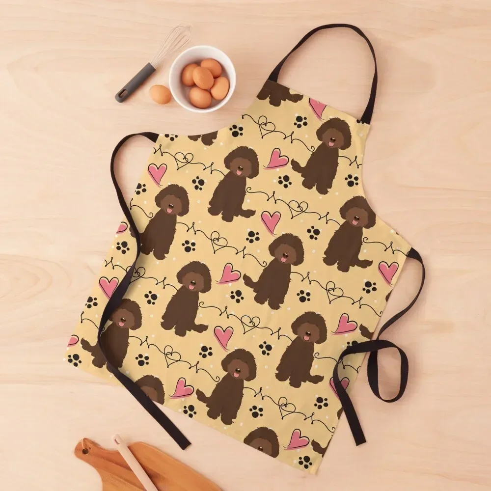 LOVE Chocolate Labradoodle Apron For Cosmetologist Customizable Woman Apron
LOVE Chocolate Labradoodle Apron For Cosmetologist Customizable Woman Apron