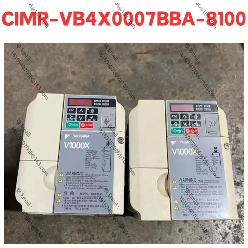 second-hand inverter CIMR-VB4X0007BBA-8100, function well Tested well and shipped quickly
second-hand inverter CIMR-VB4X0007BBA-8100, function well Tested well and shipped quickly