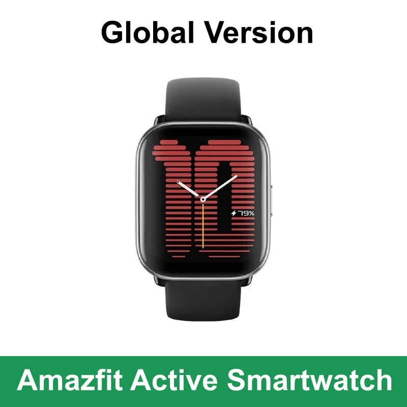 Amazfit Active Smartwatch 42mm 1.75'' AMOLED Screen 14 Days Battery Life 120+ Sports Modes Bluetooth Calling Heart Rate Monitor
Amazfit Active Smartwatch 42mm 1.75'' AMOLED Screen 14 Days Battery Life 120+ Sports Modes Bluetooth Calling Heart Rate Monitor