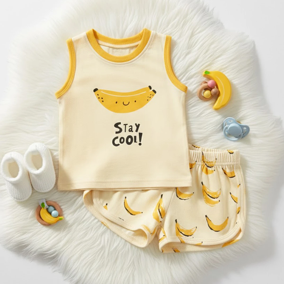 Sanlutoz Infants Pringting Sleeveless Tops + Shorts Sport Fashion Baby Boys Clothing Sets 2Pcs
Sanlutoz Infants Pringting Sleeveless Tops + Shorts Sport Fashion Baby Boys Clothing Sets 2Pcs