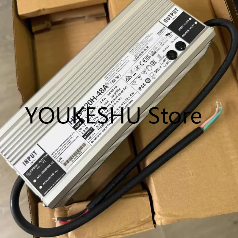 New HLG-320H-48A LED driver power supply input voltage 100-240V/277V output 48V 6.7A constant voltage and current
New HLG-320H-48A LED driver power supply input voltage 100-240V/277V output 48V 6.7A constant voltage and current