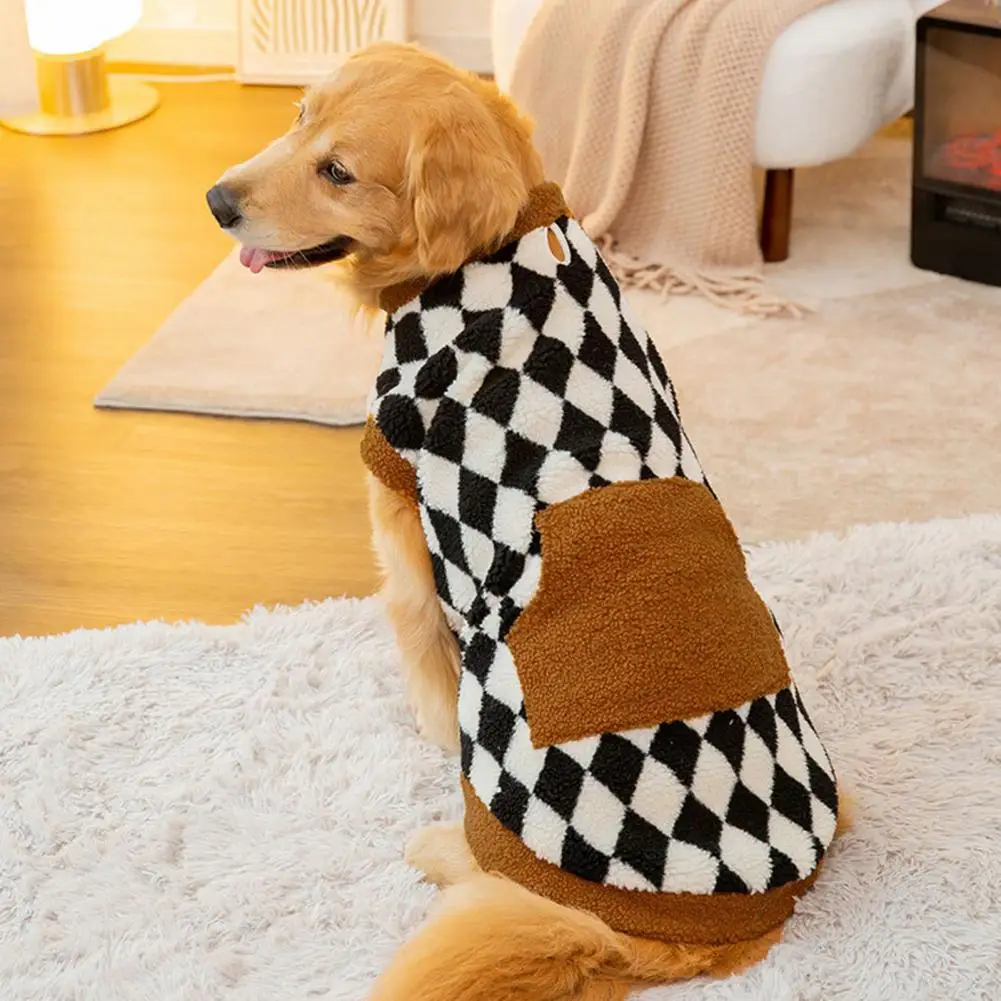 Dog Clothes For Large Dogs Checked Pattern Two-leg Design Dog Clothing Soft Warm Pet Pullover Pet Supplies Ropa Para Perros
Dog Clothes For Large Dogs Checked Pattern Two-leg Design Dog Clothing Soft Warm Pet Pullover Pet Supplies Ropa Para Perros