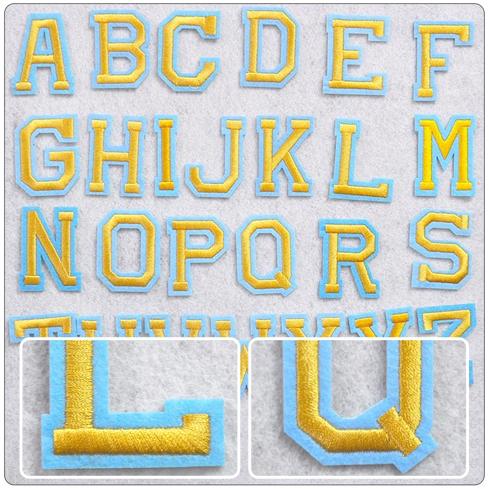 52Pcs Alphabet Embroidered Patches Iron on Letters for DIY Clothing Repair Garment Decoration Sewing Appliques Clothes Patch 
52Pcs Alphabet Embroidered Patches Iron on Letters for DIY Clothing Repair Garment Decoration Sewing Appliques Clothes Patch