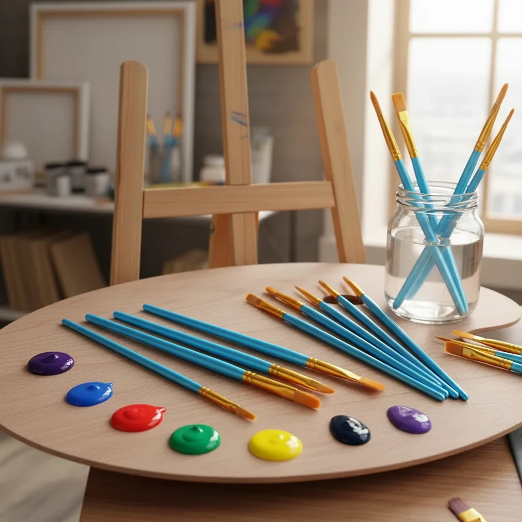 10 шт., набор кистей для акриловой живописи, нейлоновый кончик, круглые заостренные волосы для акварельных художественных принадлежностей
10 шт., набор кистей для акриловой живописи, нейлоновый кончик, круглые заостренные волосы для акварельных художественных принадлежностей