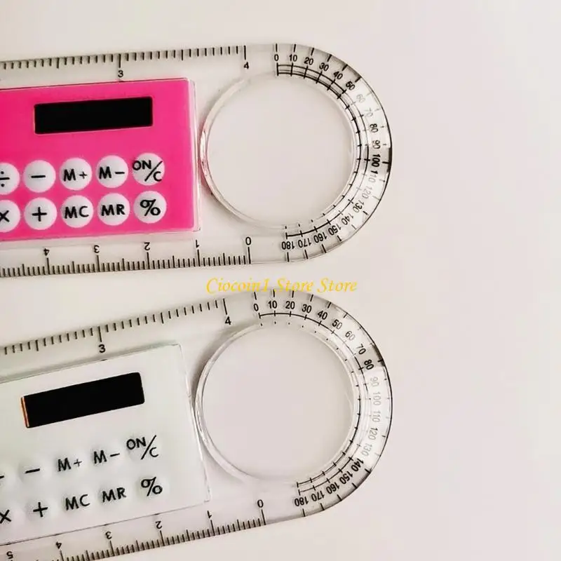 A3PC 2PCS Multifunctional Solar Calculator with Ruler, Magnifier and Protractor
A3PC 2PCS Multifunctional Solar Calculator with Ruler, Magnifier and Protractor