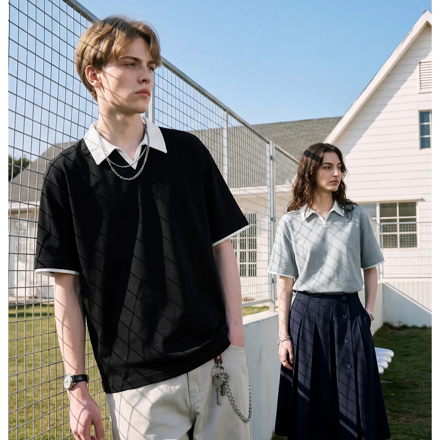 TFETTERS 2026 Summser Old Money Polo Shirt Men Loose Fit Half Sleeve Turn Seagull Collar Fashion Preppy Man Polo Top Tee
TFETTERS 2026 Summser Old Money Polo Shirt Men Loose Fit Half Sleeve Turn Seagull Collar Fashion Preppy Man Polo Top Tee
